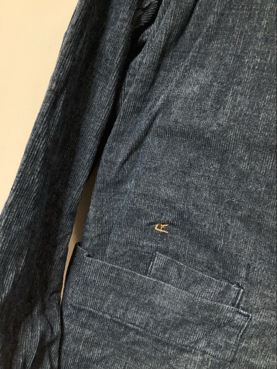 そ1778 45rpm コーデュロイジャケット テーラードジャケット 2サイズ 日本製 インディゴ染め_画像6