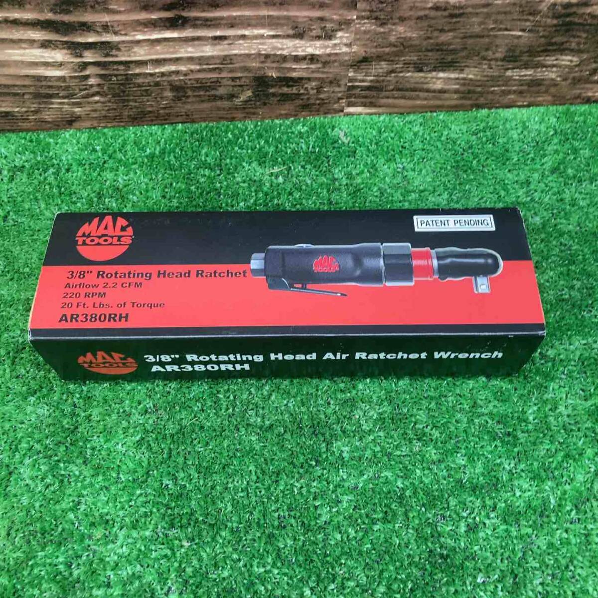 特割！18go未使用展示品 MAC TOOLS（マックツールズ） 3/8&quot;ドライブ ロータリーヘッド エアラチェット | AR3818【川越店】_画像1