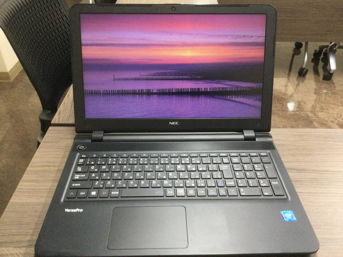 送料無料!NEC VersaPro VK17E/FW-S タイプVF PC-VK17EFW74R1S Celeron 4GB 500GB wifi DVD 15.6型 Office H&B 2016_画像1