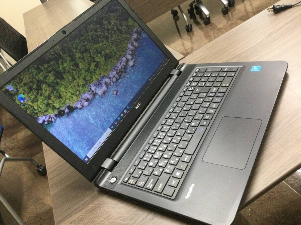 送料無料!NEC VersaPro VK17E/FW-S タイプVF PC-VK17EFW74R1S Celeron 4GB 500GB wifi DVD 15.6型 Office H&B 2016_画像3