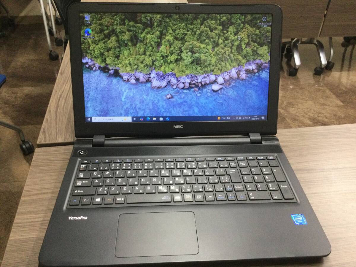 送料無料!NEC VersaPro VK17E/FW-S タイプVF PC-VK17EFW74R1S Celeron 4GB 500GB wifi DVD 15.6型 Office H&B 2016_画像2
