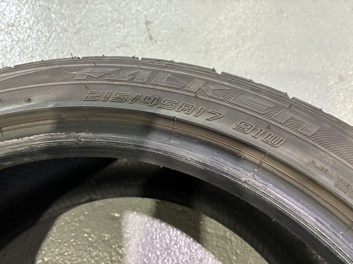 ファンケン 215/45R17 4本セット 23年製 プリウス 86 BRZ カローラ 中古 美品_画像7