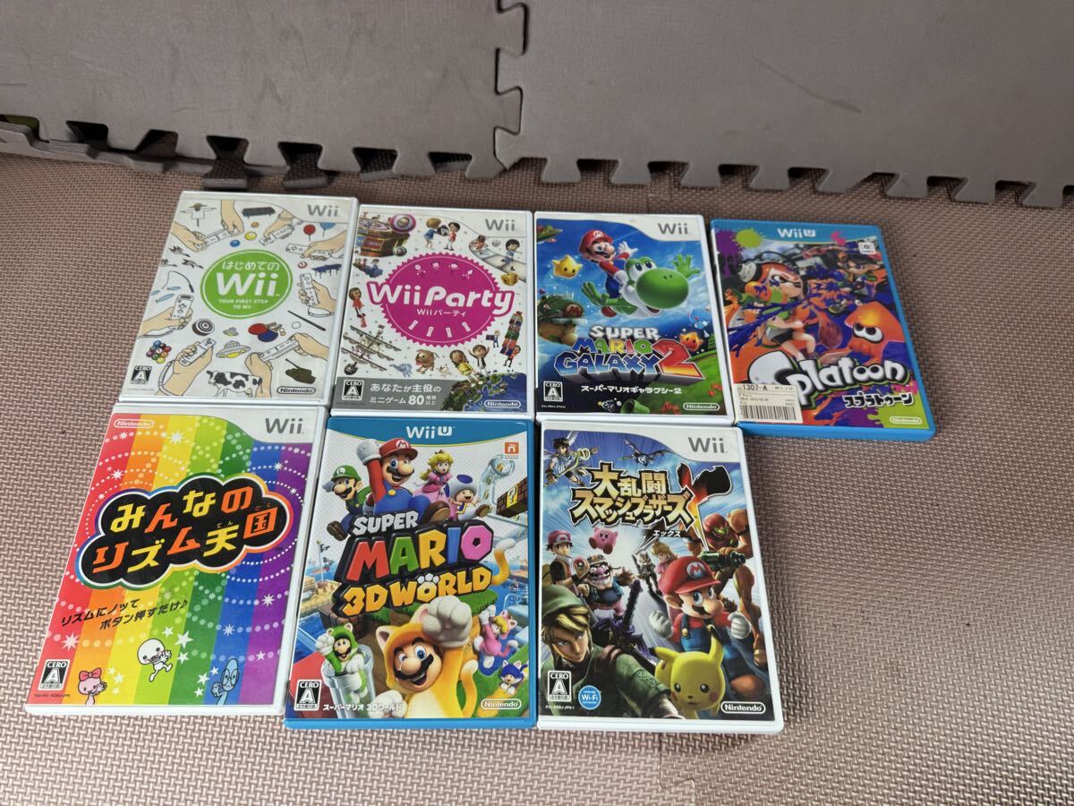 1円 WiiU Nintendo マリオカート8 Wii U ソフト　本體　まとめ　通電確認(rèn)済み　現(xiàn)狀品
