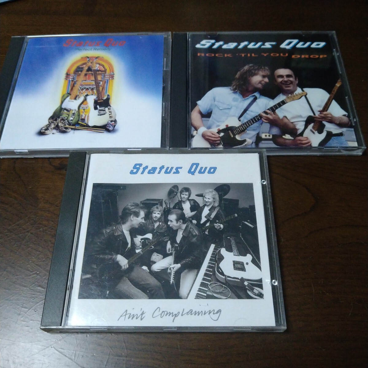 ステイタス・クオ クォー CD3枚セット Status Quo エイント・カンプレイニングパーフェクト・リメディロック・ティルユー・ドロップ CD_画像1