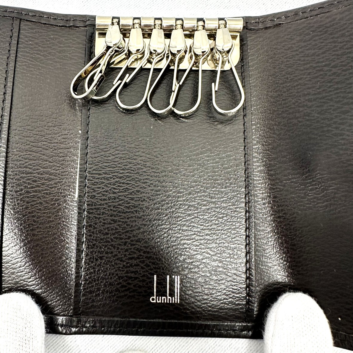 dunhill ダンヒル WY5000B サイドカー レザー 6連 キーケース ブラウン系_画像8