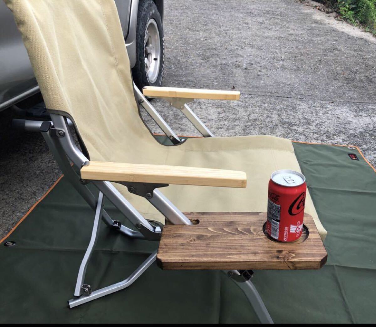 スノーピーク　ローチェア30用サイドテーブルトレー_画像3
