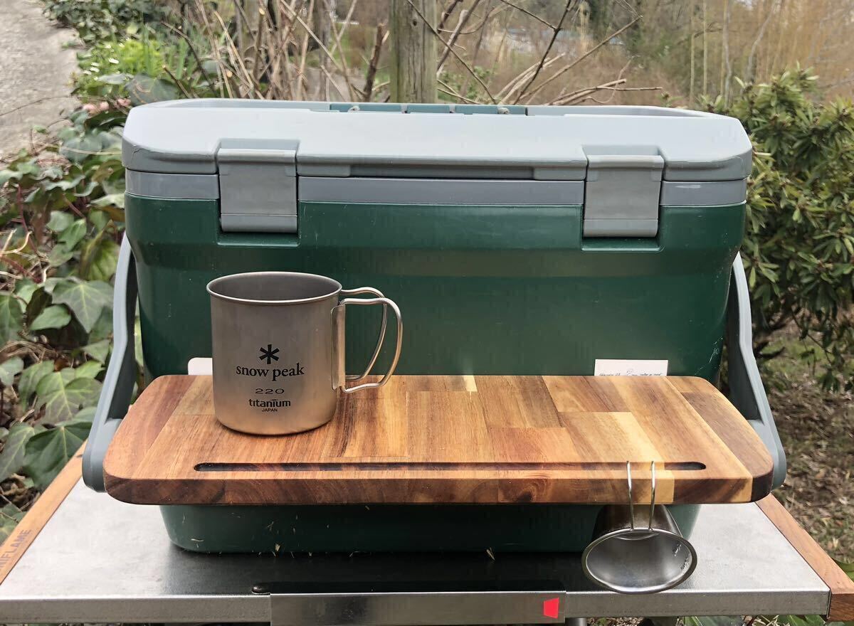スタンレークーラーボック16qt(15.1L)用ハンドルトレーrev6アカシア_画像5