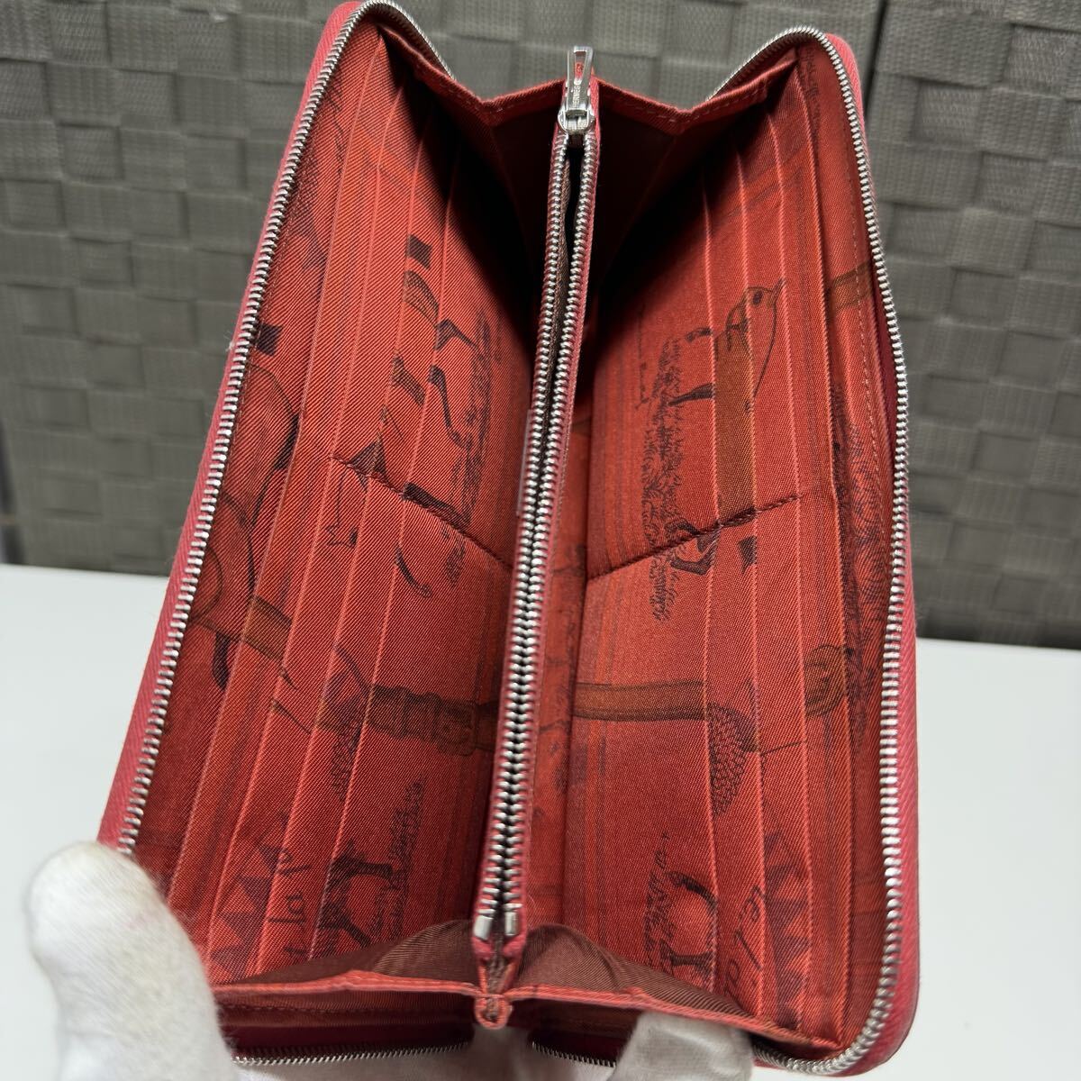 HERMES 長財布 エルメス シルクイン アザップ_画像5