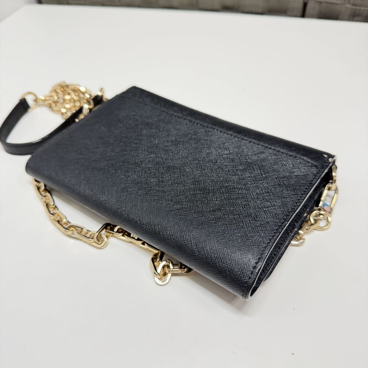 TORY BURCH トリーバーチ ショルダーバッグ ブラック レザー チェーン_画像4