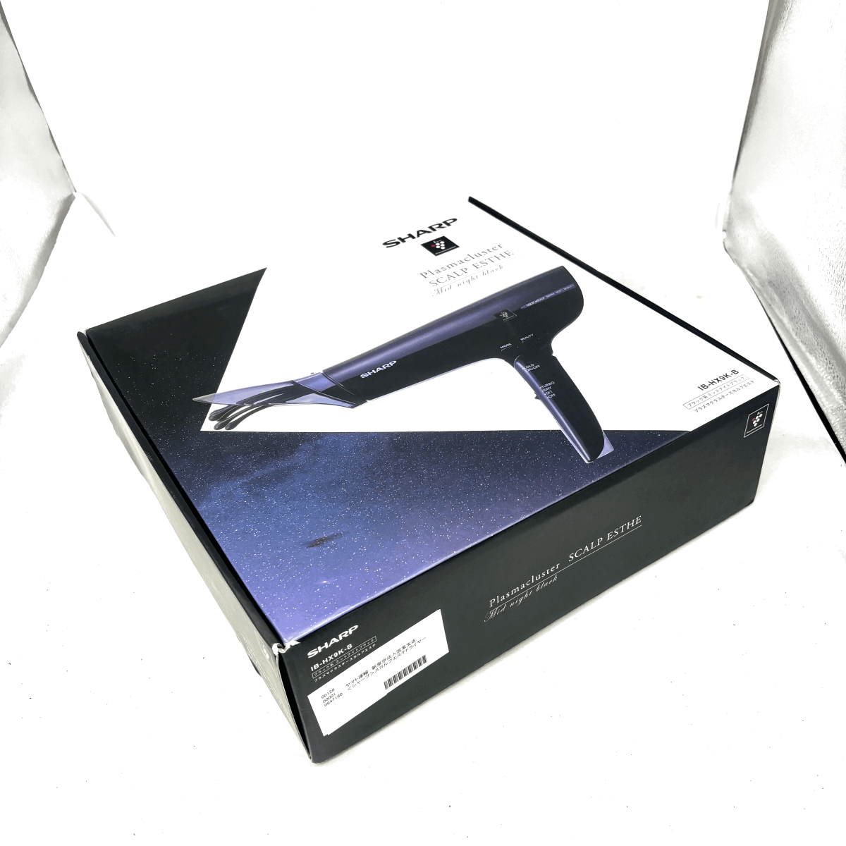 1円スタート 【超希少な美品】動作確認済み SHARP シャープ ドライヤー プラズマクラスター 搭載 スカルプエステ ブラック IB-HX9K-B_画像1