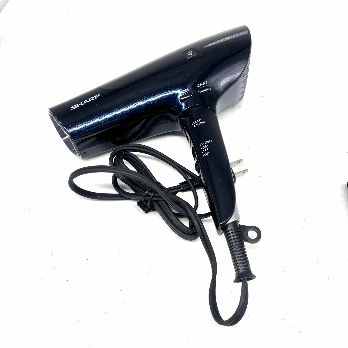 1円スタート 【超希少な美品】動作確認済み SHARP シャープ ドライヤー プラズマクラスター 搭載 スカルプエステ ブラック IB-HX9K-B_画像4