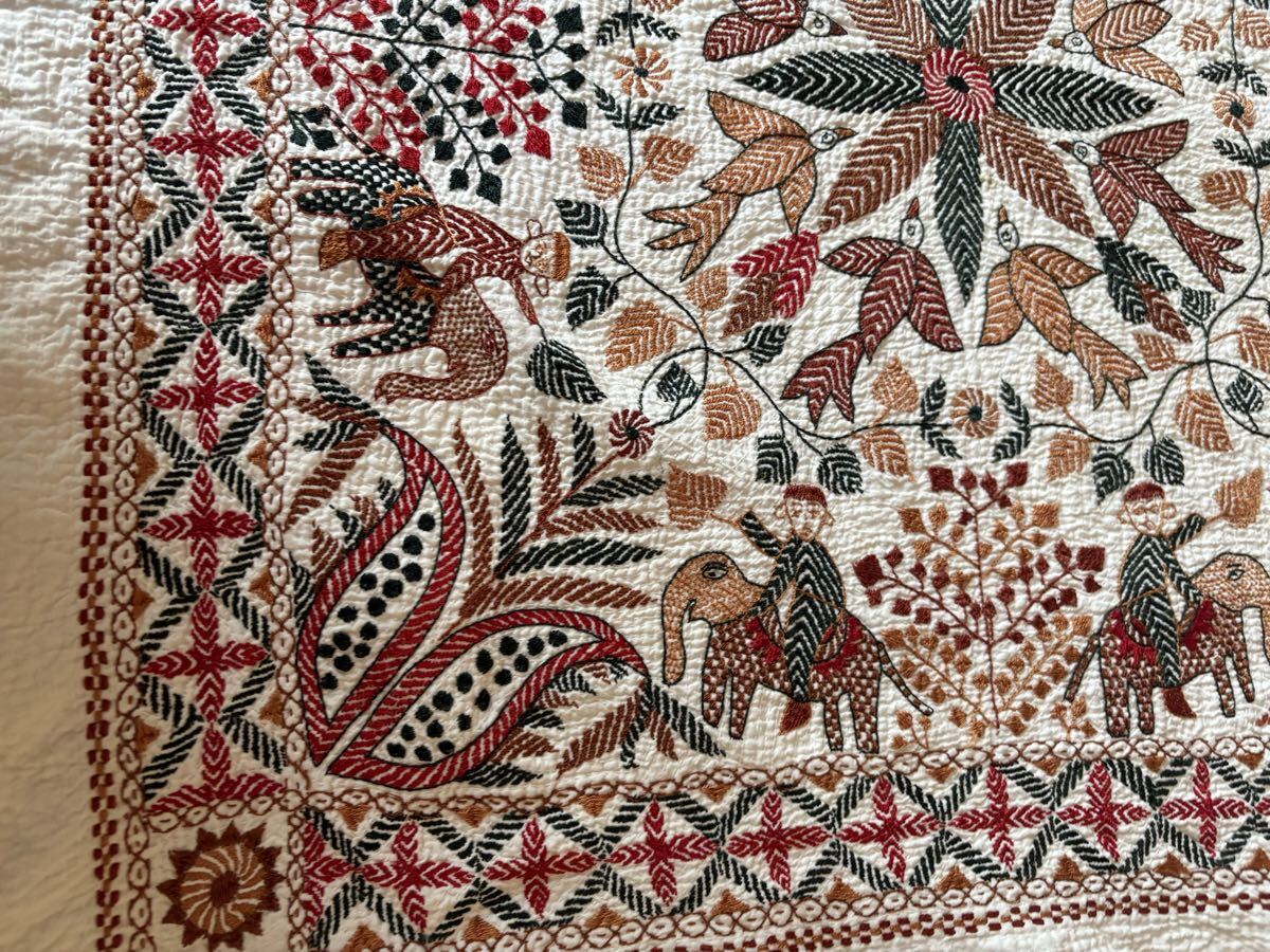 アフリカ　刺繍布　 _画像7