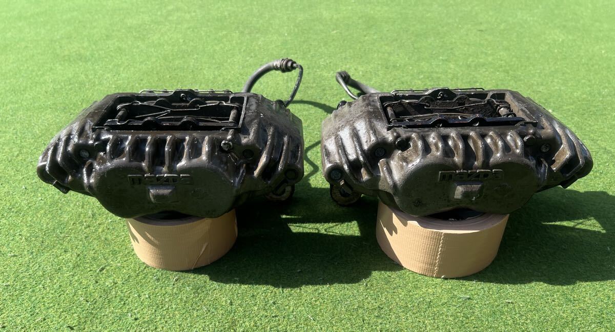 MAZDA * Mazda Savanna RX-7 RX7 E-FC3S FC3S оригинальный поздняя версия передний суппорт MAZDA * Mazda Savanna RX-7 RX7 E-FC3S FC3S оригинальный поздняя версия передний суппорт