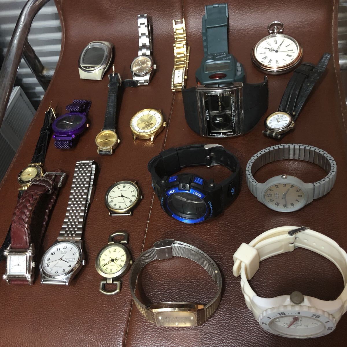 【即決/送料無料】中古腕時計20個セットまとめ売り AUREOLE CASIO CITIZEN lighthouse vexcel pierre cardin ◆ブランド時計多数出品