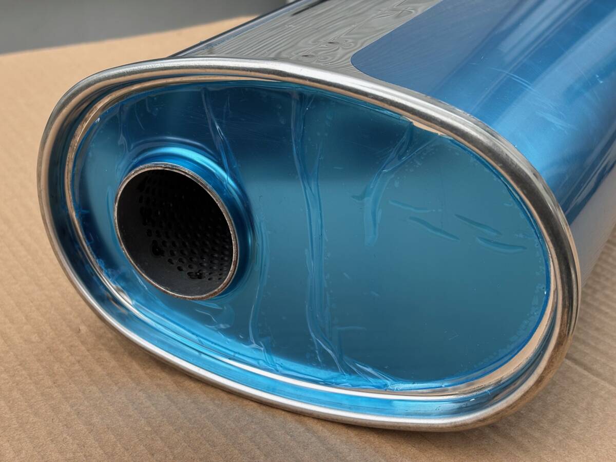 超レア品！ 長期保管 未使用品！ ◆ 柿本 カキモト 製 汎用タイコ ◆ 旧車 ・ NA車 ・ マフラー製作 ・ 仕様変更 等に！ _画像8