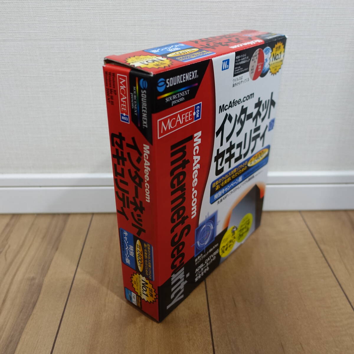 McAfee интернет система безопасности Windows CD нераспечатанный