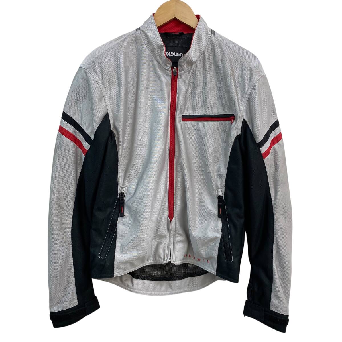 【即決】 GOLDWIN ゴールドウィン フルメッシュジャケット GSM12304 グレー系 Ｍサイズ 23668-80_画像1