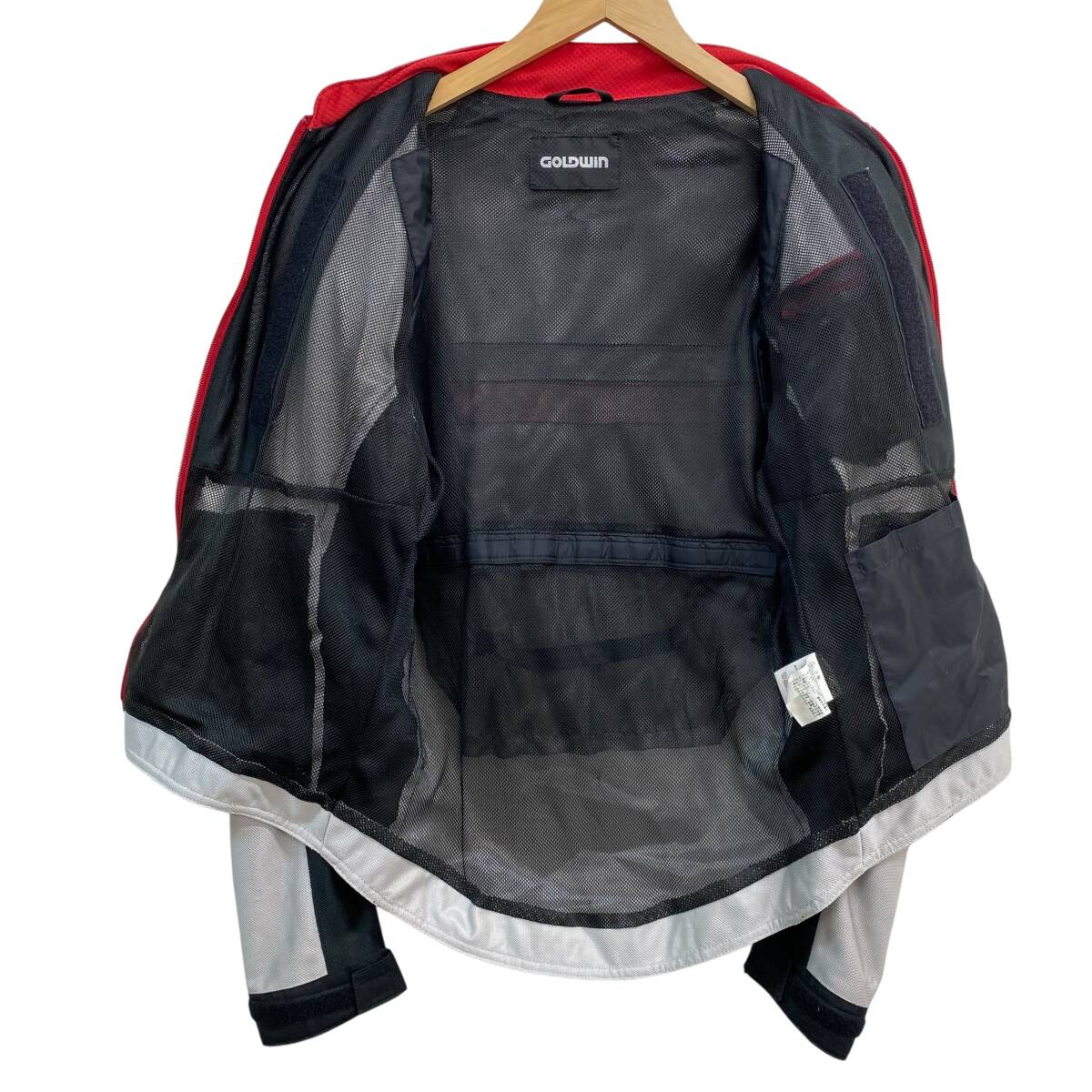 【即決】 GOLDWIN ゴールドウィン フルメッシュジャケット GSM12304 グレー系 Ｍサイズ 23668-80_画像3
