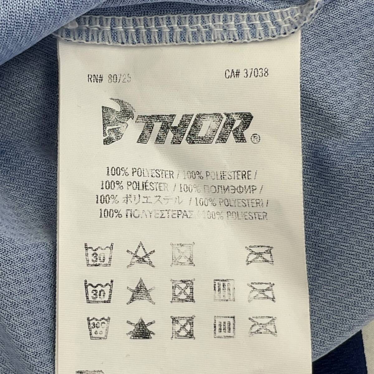 【即決】 THOR ソアー ジャージ モトクロス Mサイズ ブルー系 青系 23331-60_画像4