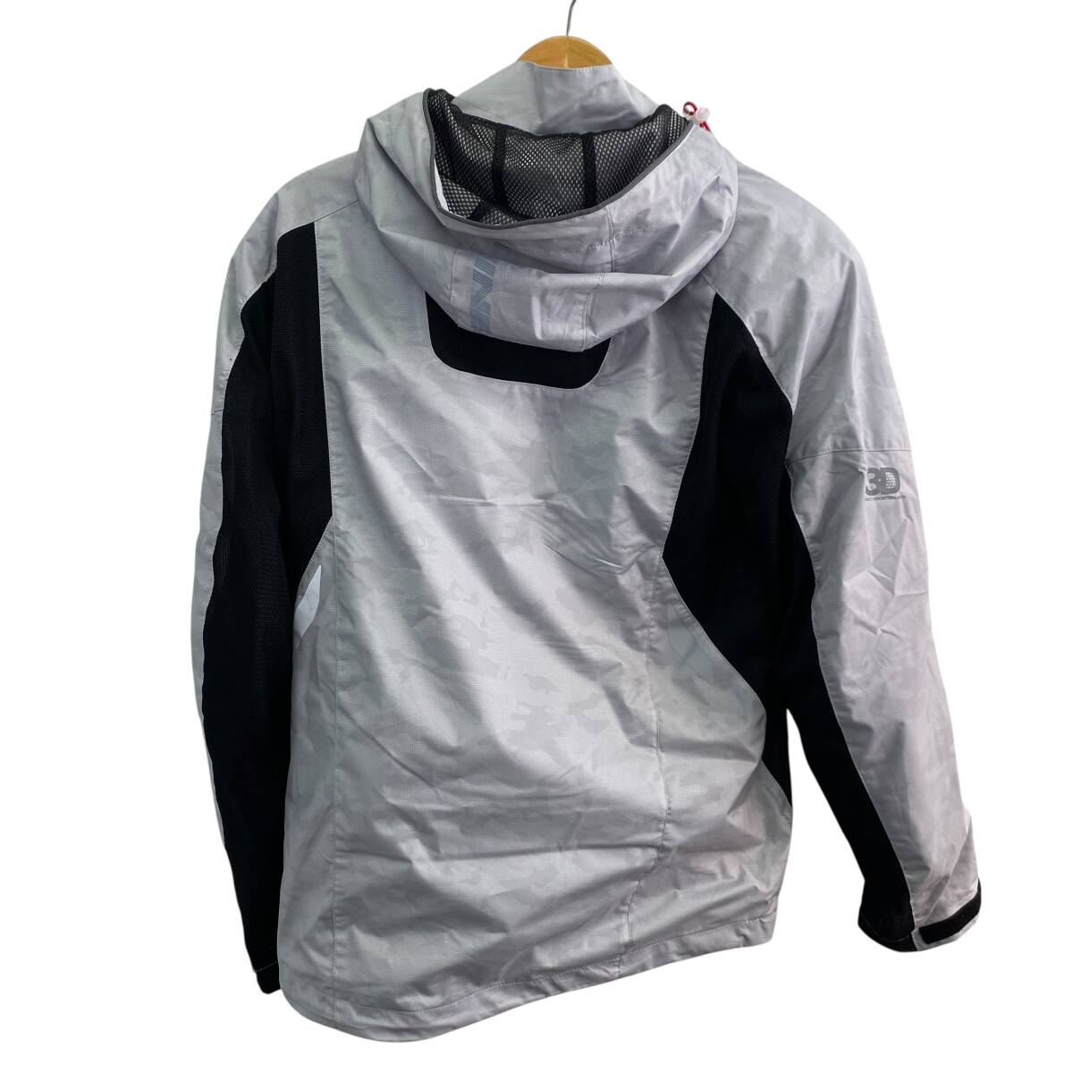【美品】 KOMINE　コミネ　JK-112 プロテクトハーフメッシュパーカー Mサイズ グレー系 23548-100_画像2