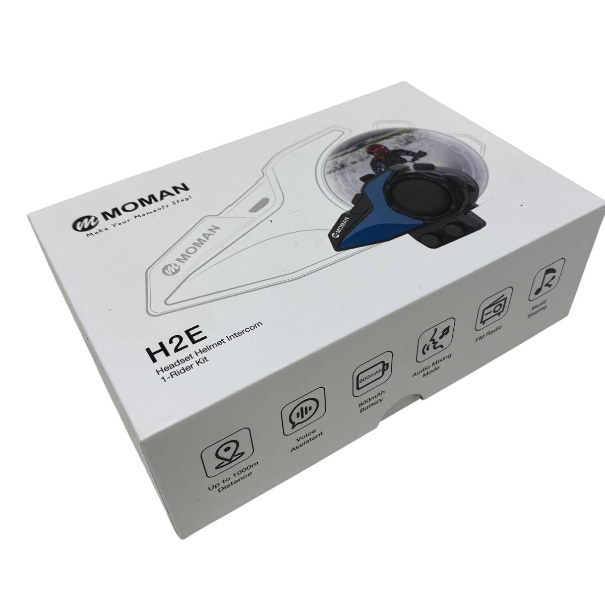 【即決】 MOMAN バイク インカム H2E　※動作確認済み 23068-60_画像7