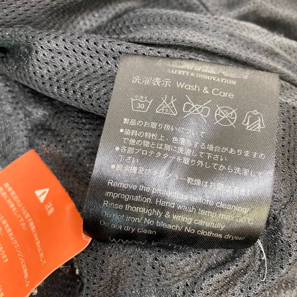 【即決】 KOMINE コミネ JK-030 エアストリームメッシュジャケット 黒・銀色系 ブラック・シルバー系 Ｍサイズ 23895-100_画像5