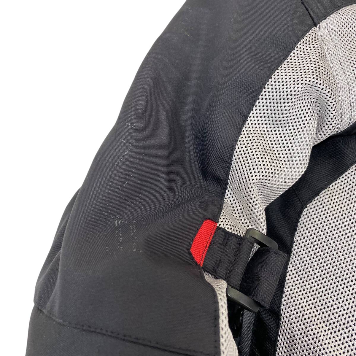 【即決】 KOMINE コミネ JK-030 エアストリームメッシュジャケット 黒・銀色系 ブラック・シルバー系 Ｍサイズ 23895-100_画像9