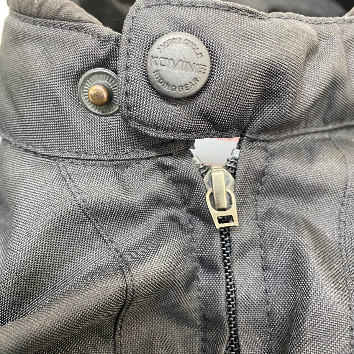 【即決】 KOMINE コミネ JK-030 エアストリームメッシュジャケット 黒・銀色系 ブラック・シルバー系 Ｍサイズ 23895-100_画像7