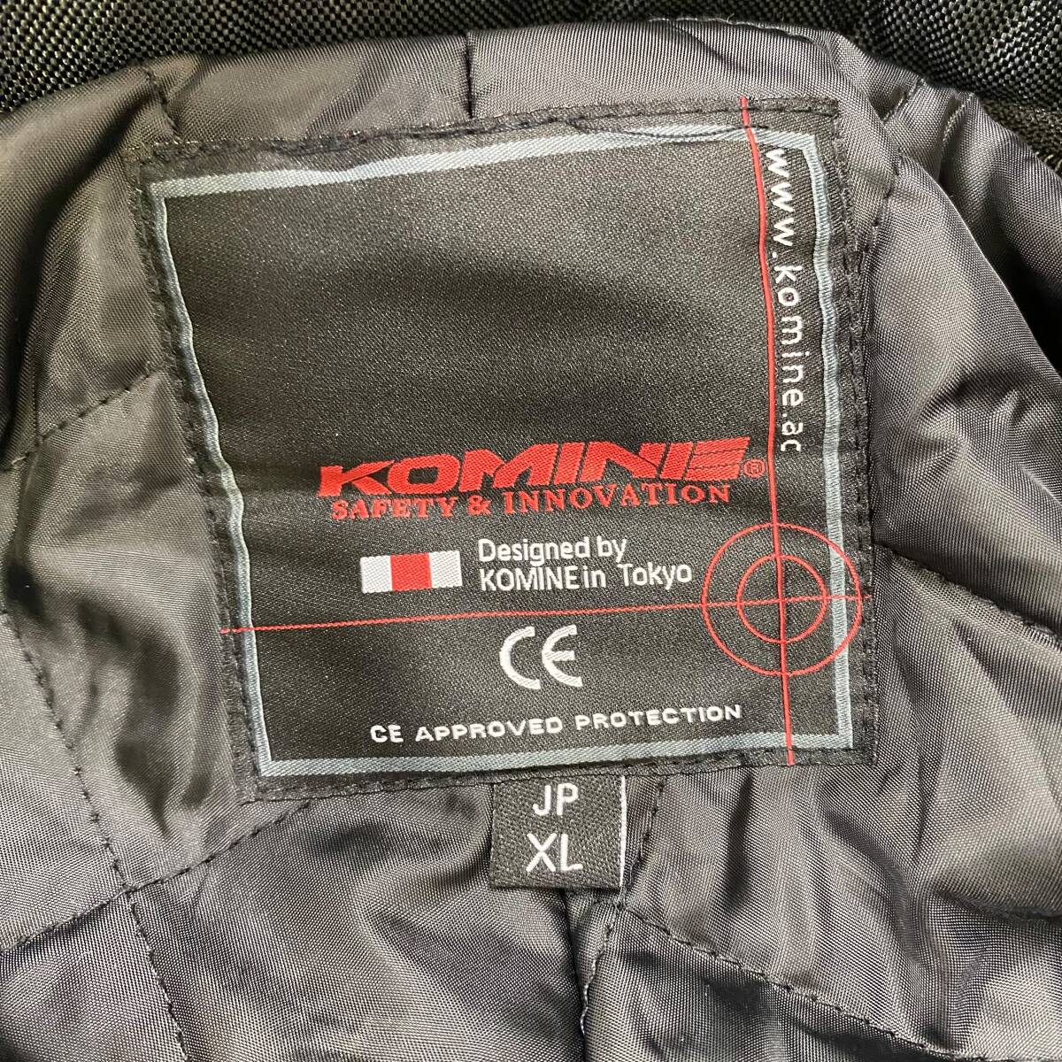 【美品】 KOMINE コミネ PK-918 プロテクトウィンターパンツ XLサイズ　ブラック系/黒系　23655-80_画像7