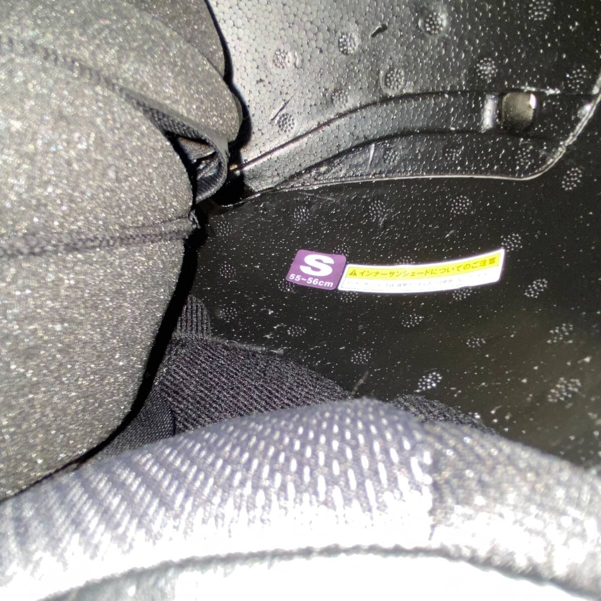 【美品】OGK Kabuto オージーケーカブト KAMUI3 LEIA カムイ3 レイア フルフェイスヘルメット 白系 ホワイト系 Sサイズ 24439-100_画像8