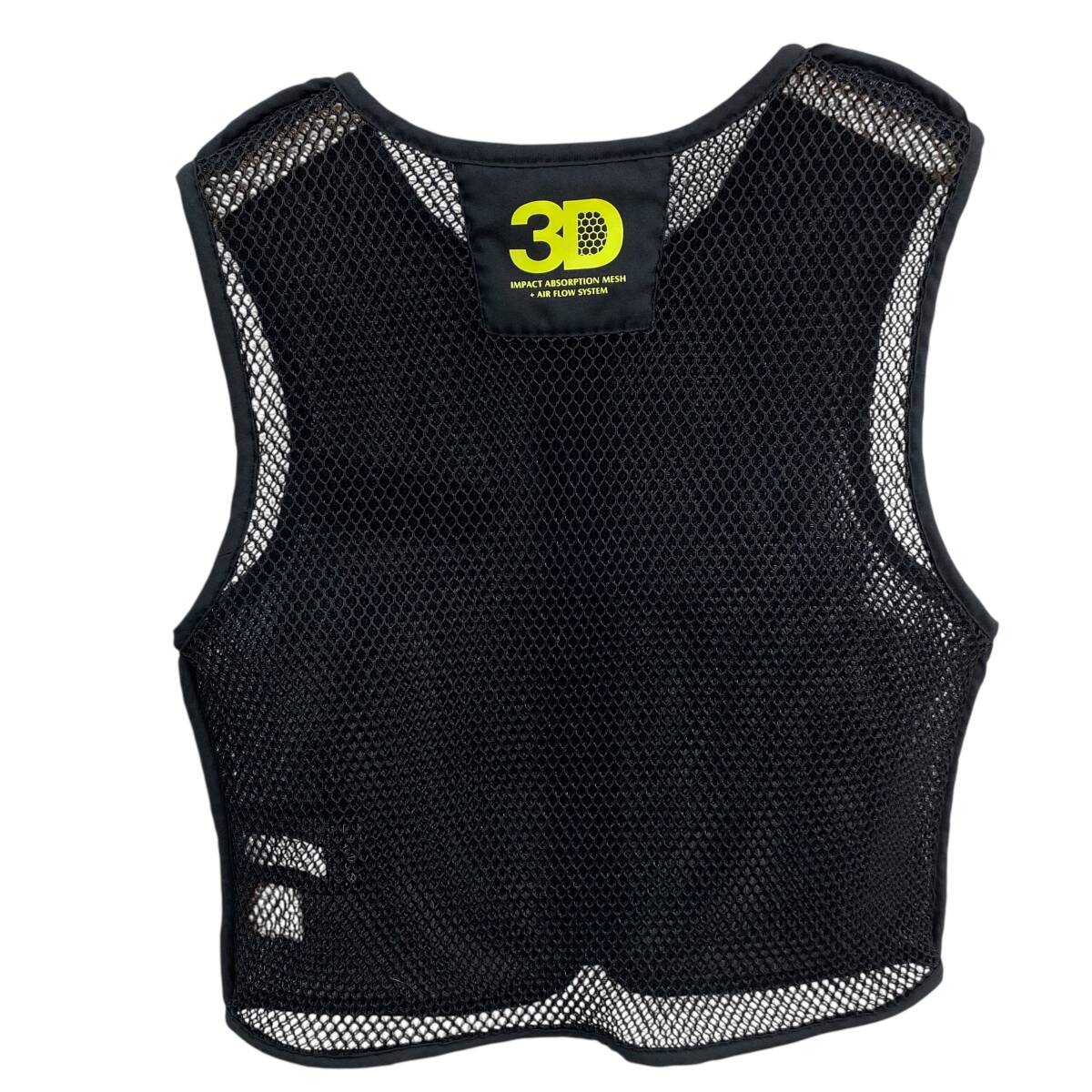 【美品】 KOMINE コミネ JK-084 3Dエアメッシュインナーベスト Lサイズ 黒系 ブラック系 24801-80_画像2