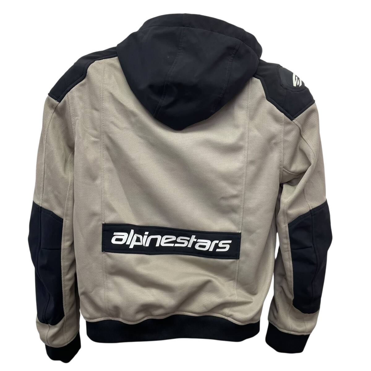 【美品】 alpinestars アルパインスターズ SEKTOR MESH V2 HOODIE メッシュジャケット Mサイズ ベージュ・ブラック系24635-80_画像2