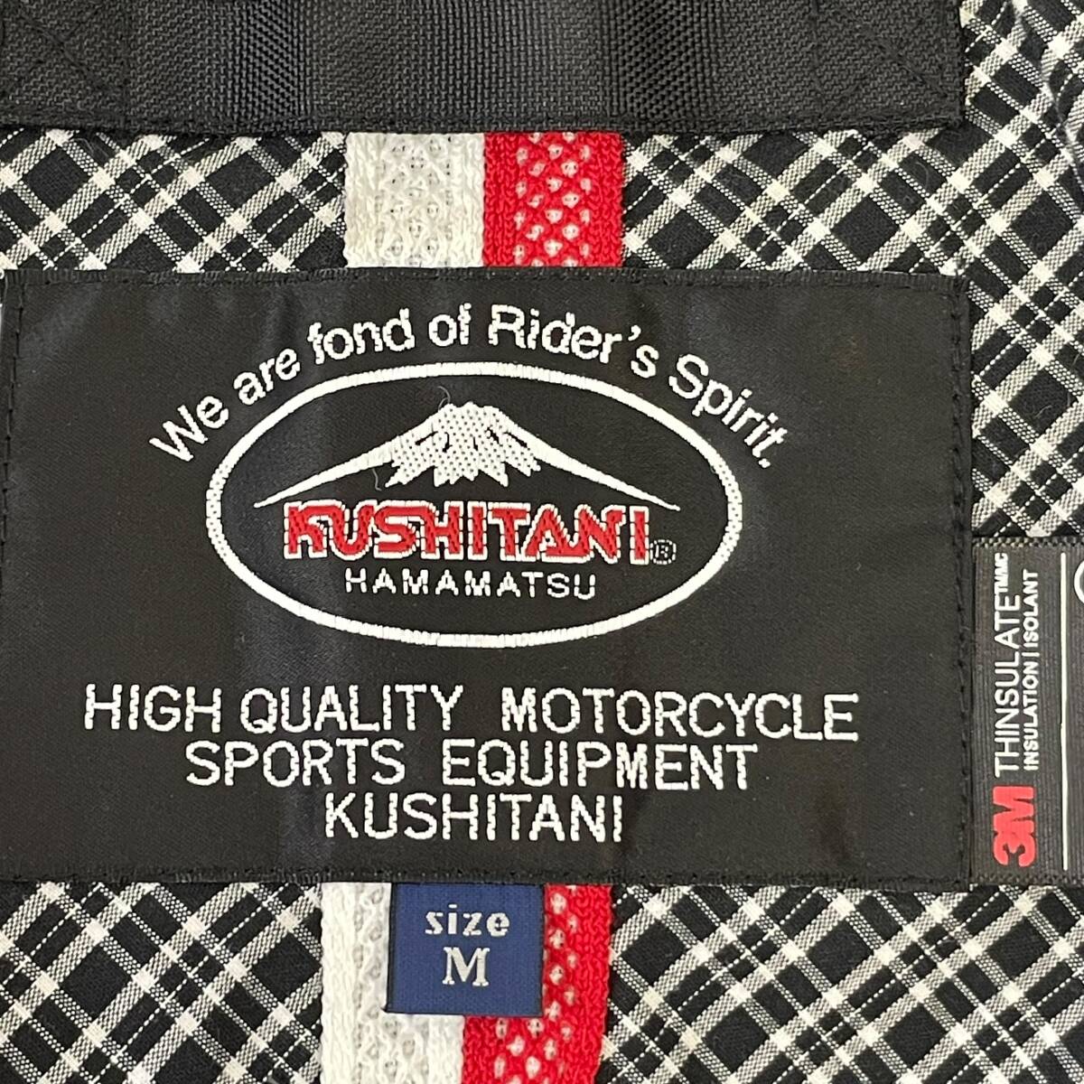 【即決】 ホンダ×クシタニ HONDA×KUSHITANI ウインターウイルジャケット 0SYEG-43H Mサイズ ホワイト系 白系 24639-100_画像5