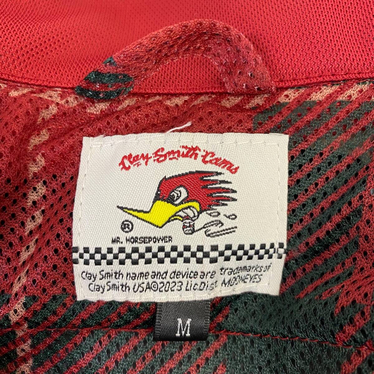 【即決】 CLAY SMITH クレイスミス メッシュライディングジャケット CSY-2801 赤系 レッド系 Ｍサイズ 24576-100_画像6