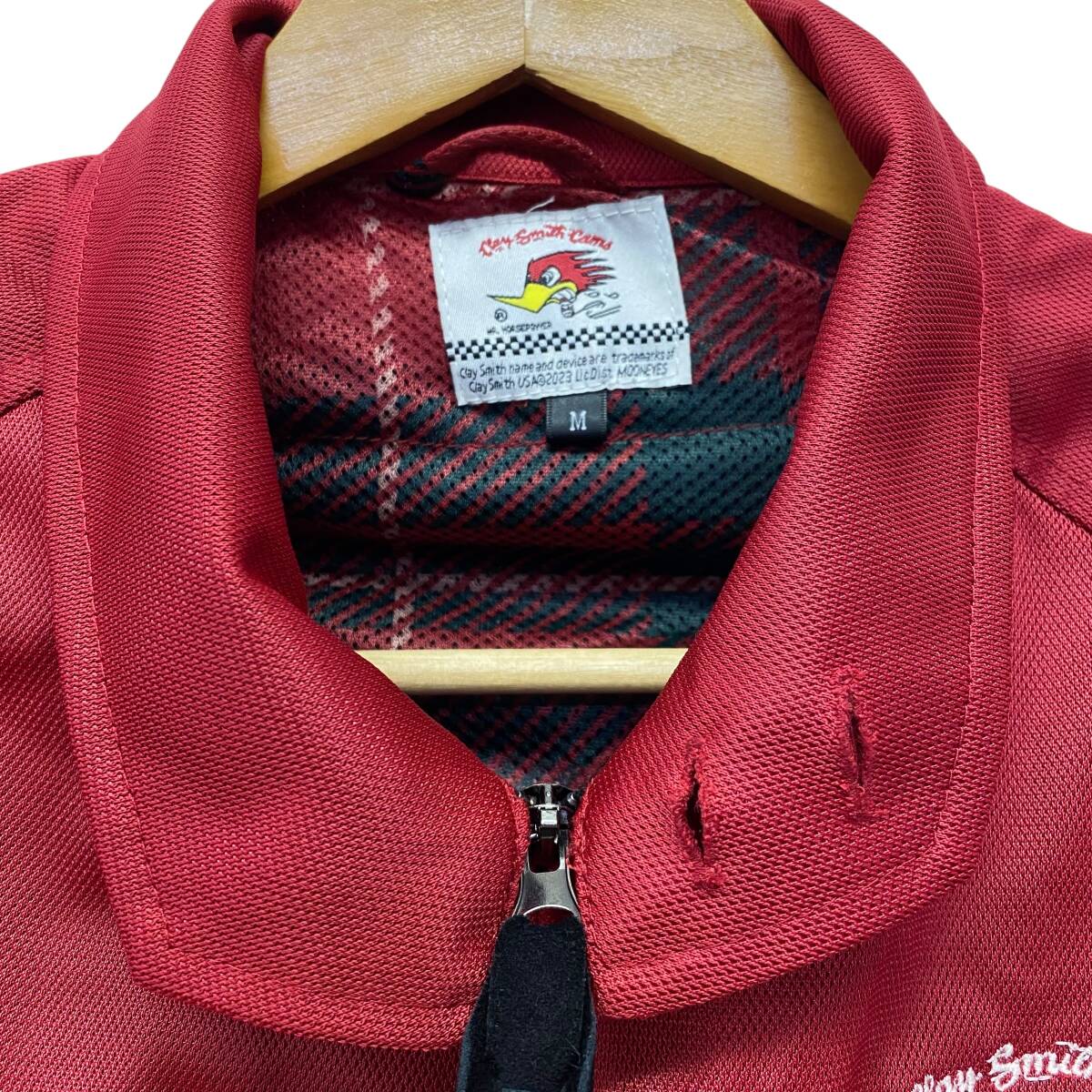 【即決】 CLAY SMITH クレイスミス メッシュライディングジャケット CSY-2801 赤系 レッド系 Ｍサイズ 24576-100_画像3
