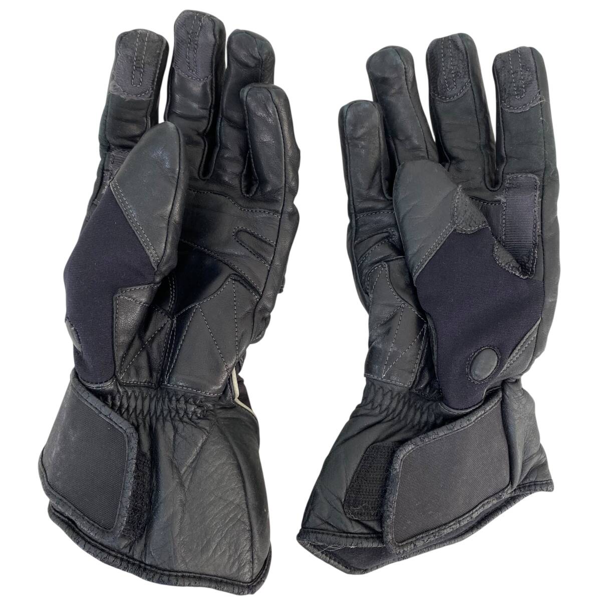 【即決】 クシタニ GORE-TEX レザーグローブ KUSHITANI K-5519 Lサイズ ブラック系/黒系 24753-60_画像2