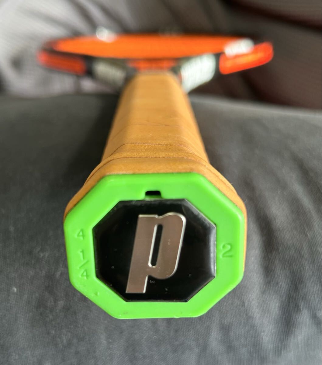 Prince Beast O3 100 プリンス ビースト O3 100 テニスラケット 2017年 G2 280g 中古格安出品!!※値引しました_画像8