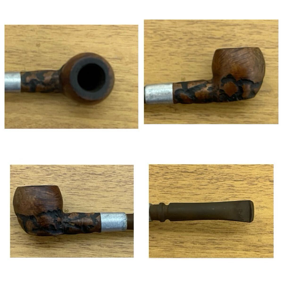 パイプ 4本とスタンド 喫煙具 アンティーク ヴィンテージの画像8