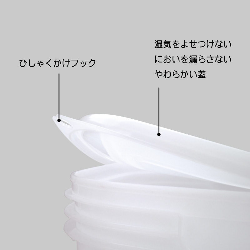 高密閉バケツ 釣り フィッシング 木炭 レジャー キッチン 湿気を防ぐ 取っ手付き 角型 コマセバケツ角3_画像4
