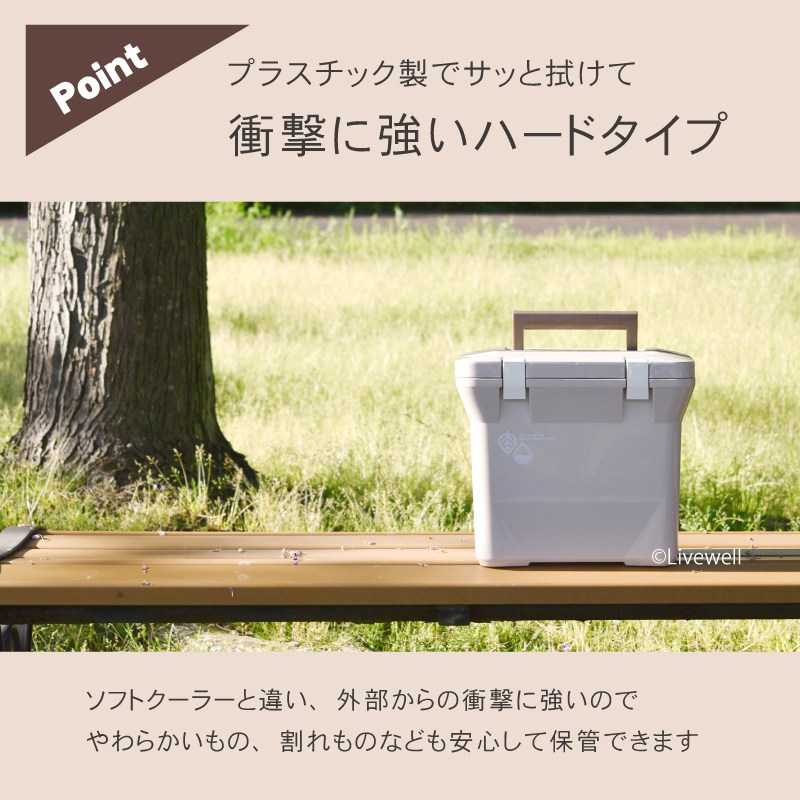 クーラーボックス＋食器セット 保冷 保温 おしゃれ 保冷バッグ お弁当 かわいい 部活 ナチュールクーラー15L（フラワーピンク）_画像7