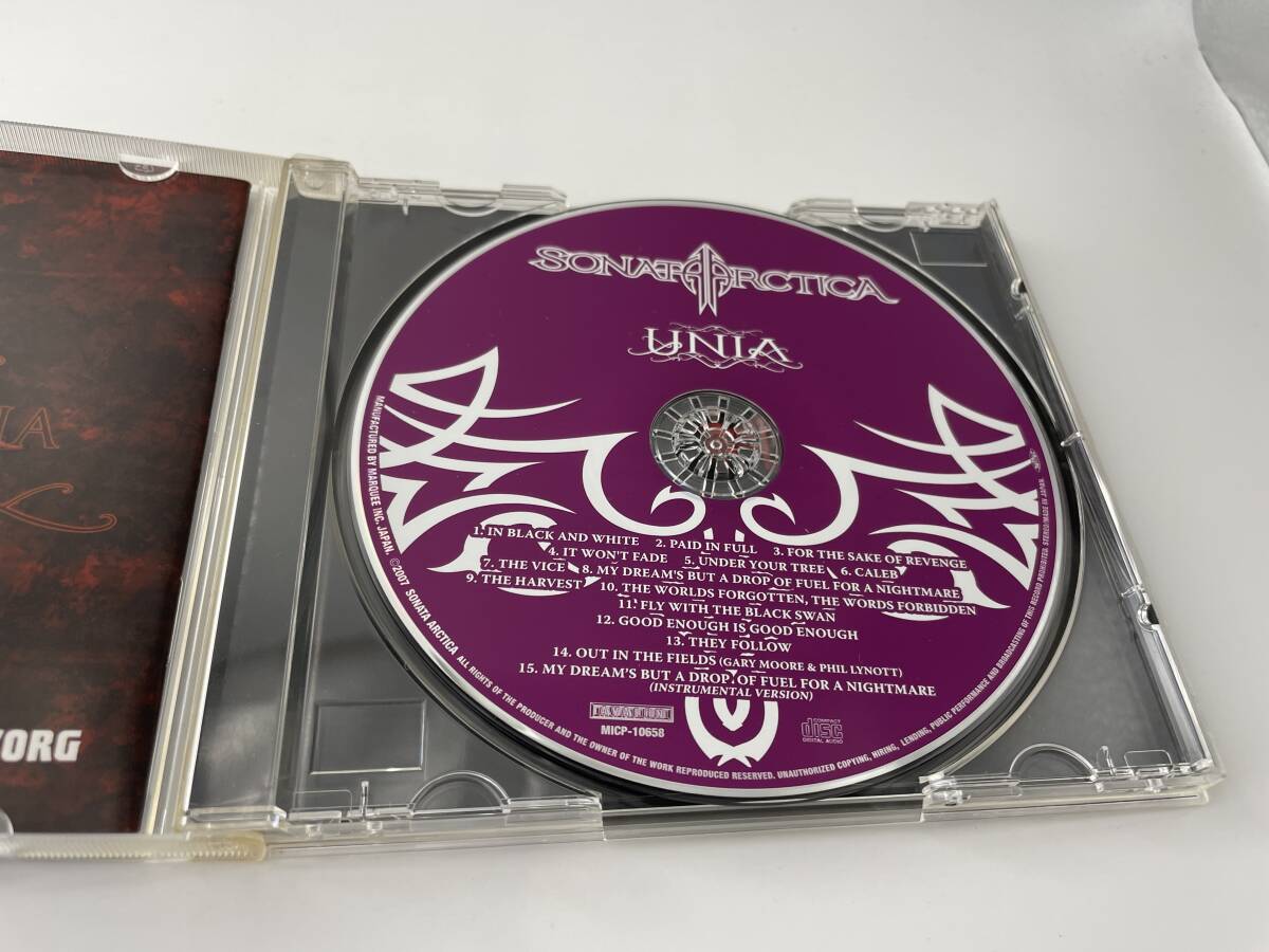 帯付き　ウニア　夢記　ゆめのしるし ソナタ・アークティカ「H92」CD　中古_画像2