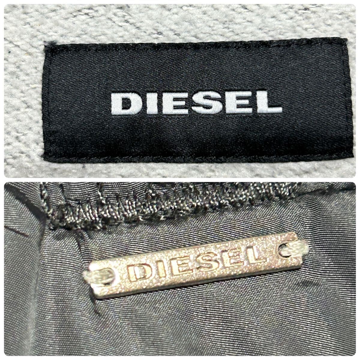 希少!大きいサイズ/XXL相当★DIESEL ディーゼル ハイブリッドダウンパーカー 切替 ブルゾン ジャケット メンズ アウター 中綿 秋冬 フード_画像8
