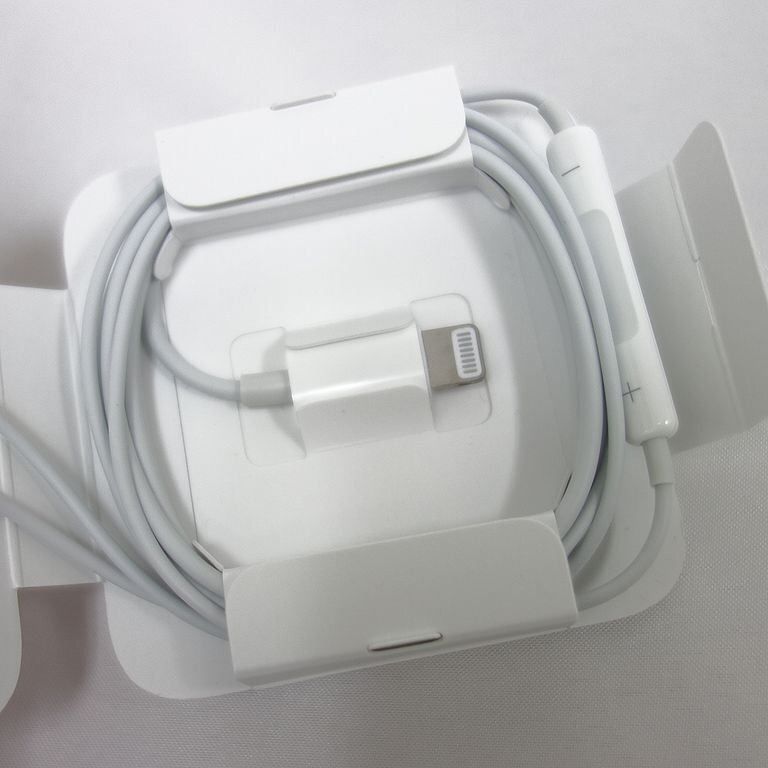 未使用 新品 Apple iPhone iPad イヤホン 純正品 送料当店負担 インボイス可 【本1013-0-1015】清定の画像5