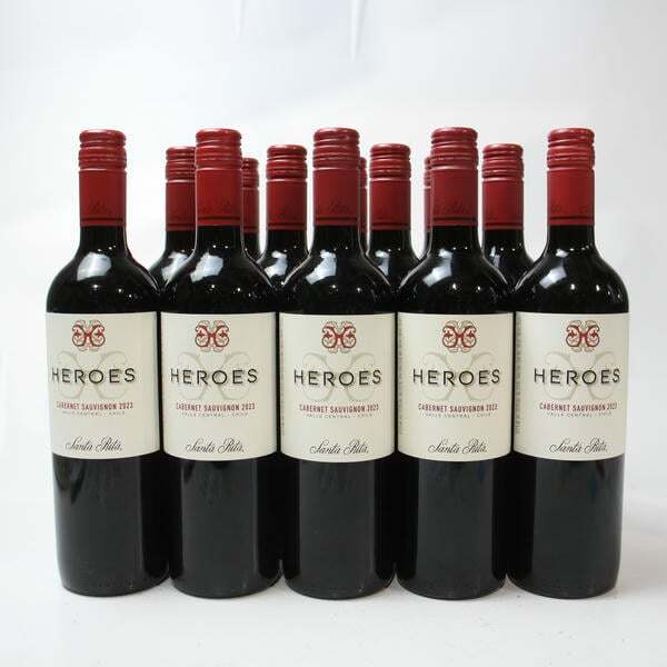 1円~【12本セット】Santa Rita（サンタ リタ）ヒーローズ カベルネソーヴィニヨン 2023 12.5％ 750ml T25I250173_画像1