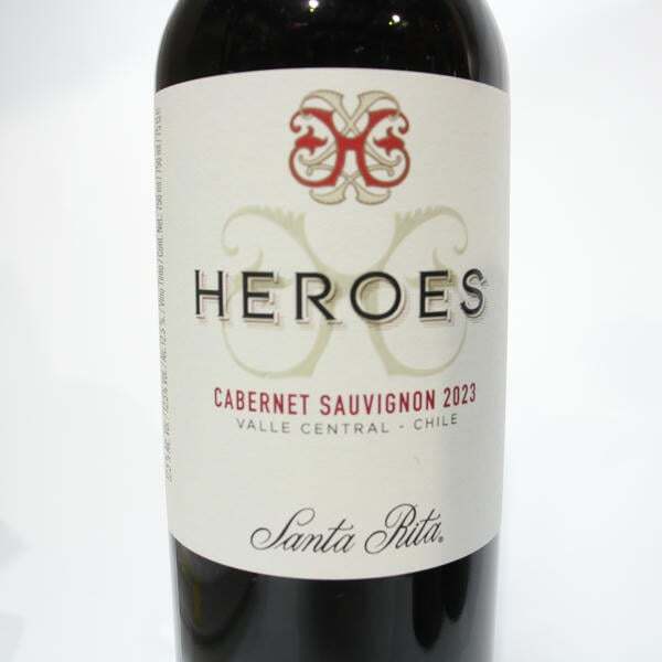 1円~【12本セット】Santa Rita（サンタ リタ）ヒーローズ カベルネソーヴィニヨン 2023 12.5％ 750ml T25I250173_画像2