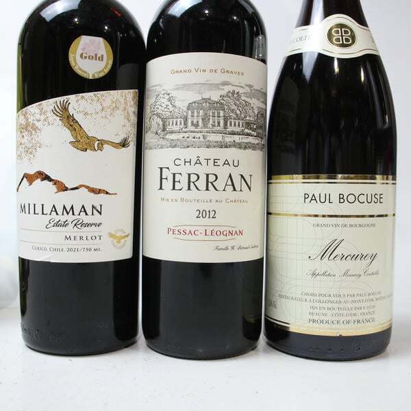 1円~【6本セット】ワイン各種（ポールボキューズ メルキュレ 2011 12.5％ 750ml 等）O25I300174_画像3