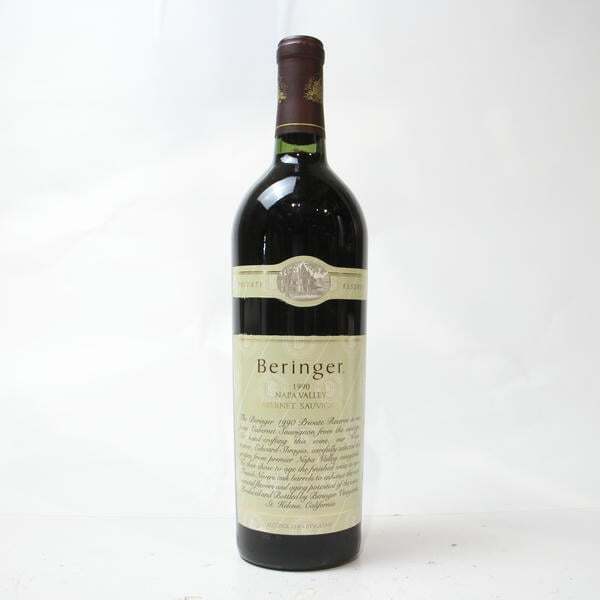 Beringer（ベリンジャー）プライベートリザーブ カベルネ ソーヴィニヨン 1990 13.4％ 750ml T25J130058_画像1