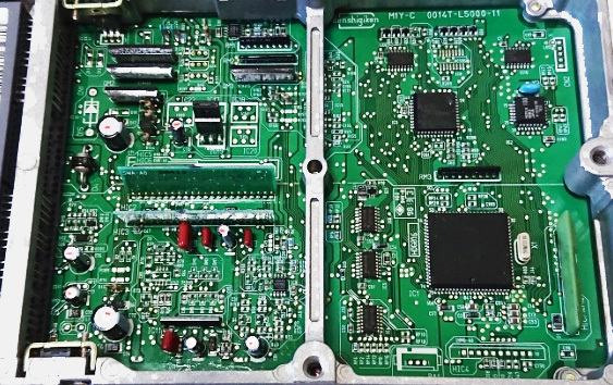 EG EK EF DC DB系 ECU電解コンデンサ交換 シビック CR－X インテグラ 始動不良 エンスト 吹けない 息継ぎ ハンチング など_画像1