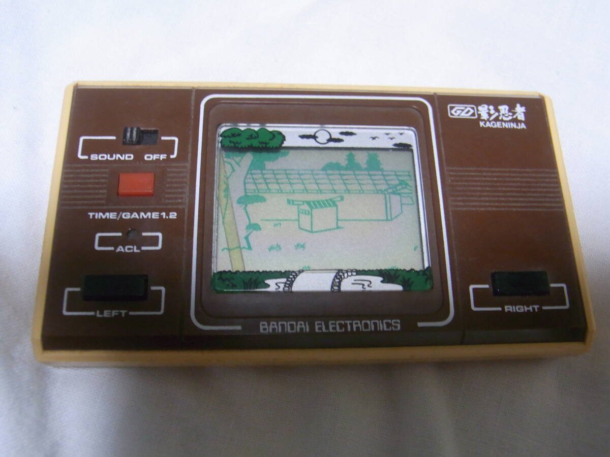 LSIゲーム「影忍者」バンダイ　KAGENINJA　エルエスアイゲーム レトロゲーム 携帯ゲーム　_画像1
