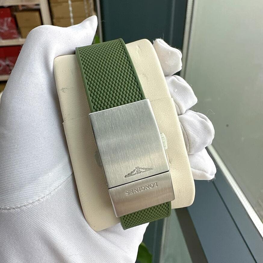 LONGINES ロンジン ハイドロコンクエスト L3.781.4.06.9 自動巻 腕時計 セラミックベゼル メンズ ウォッチ 41mm_画像5